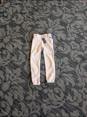 Mizuno Grey Yourh Baseball Pants with Elastic Ankles